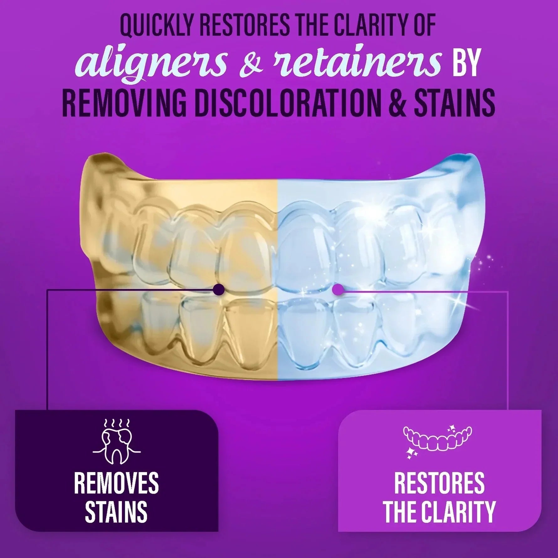 ALIGNER & RETAINER CLEANING FOAM- 3.38 OZ (24/Case)