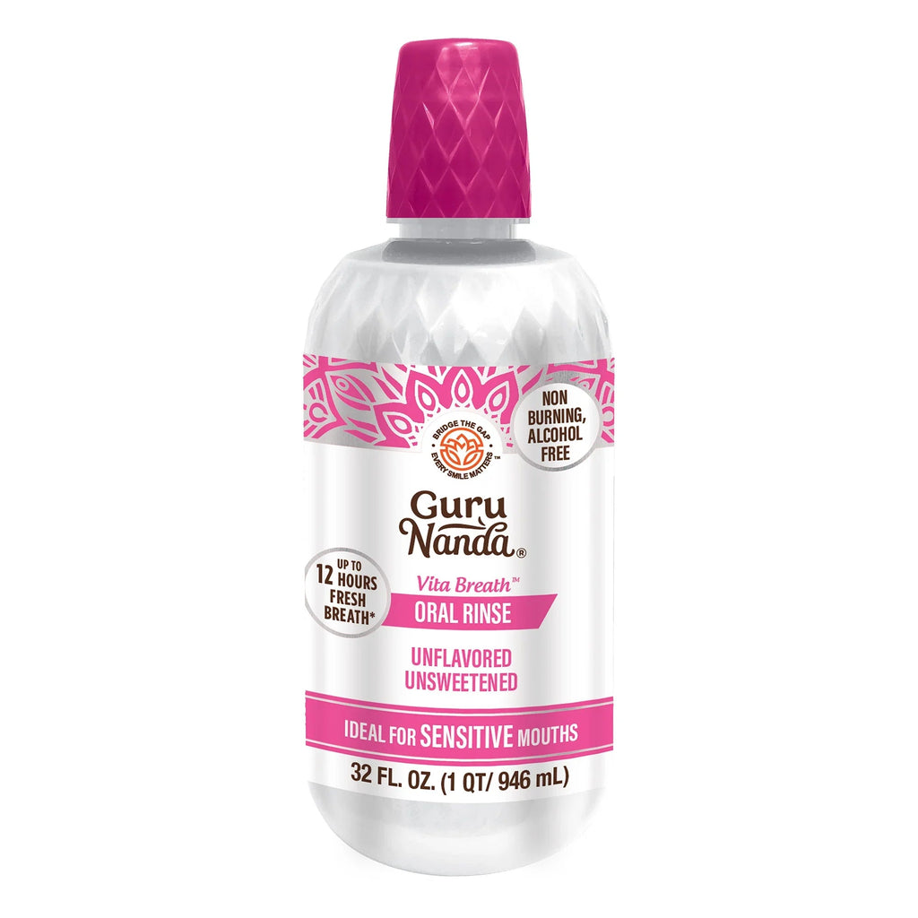 VITA BREATH, UNFLAVORED, SENSITIVE ORAL RINSE- 32 OZ (12/Case)