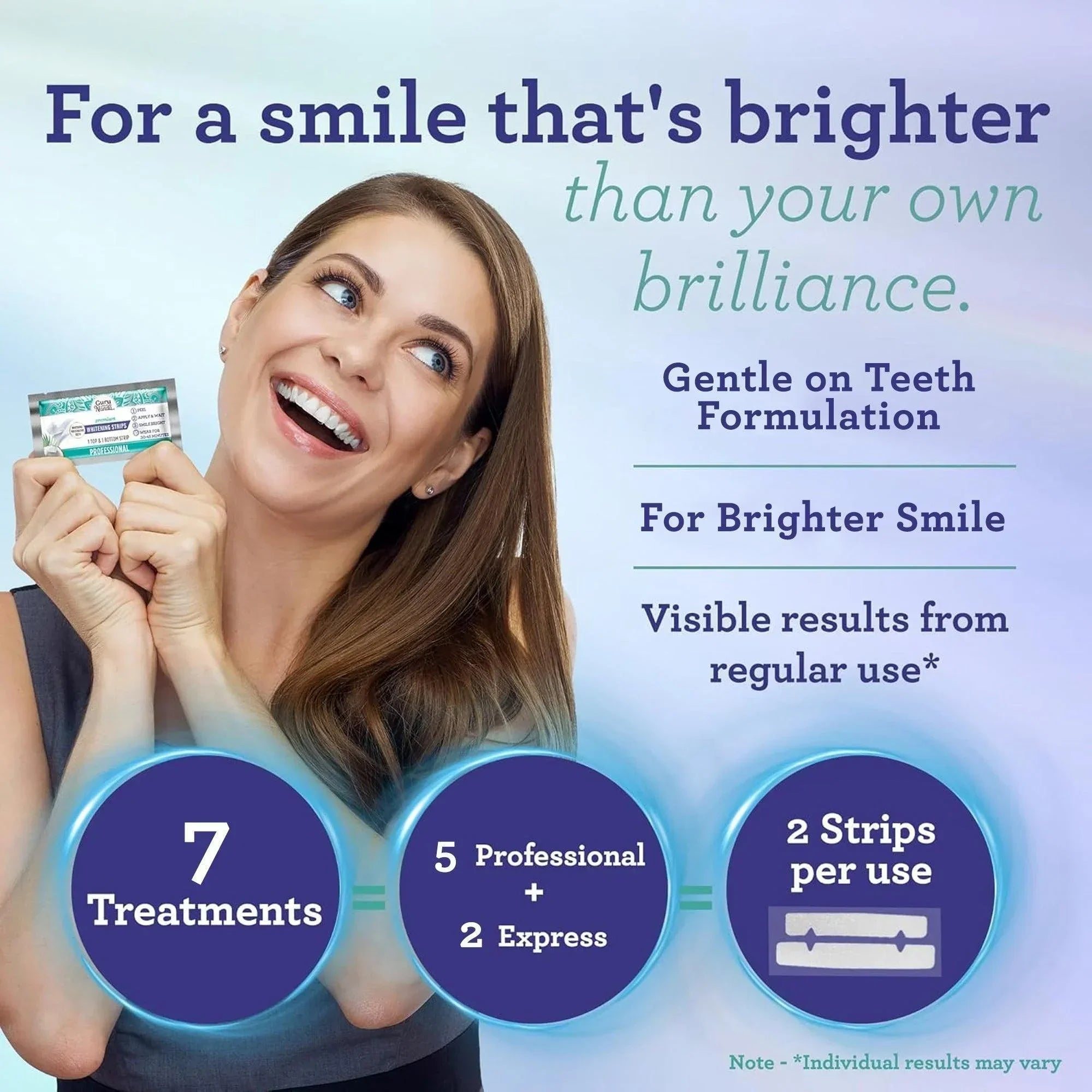 WHITENING STRIPS- 7 APPLICATIONS (24/Case)