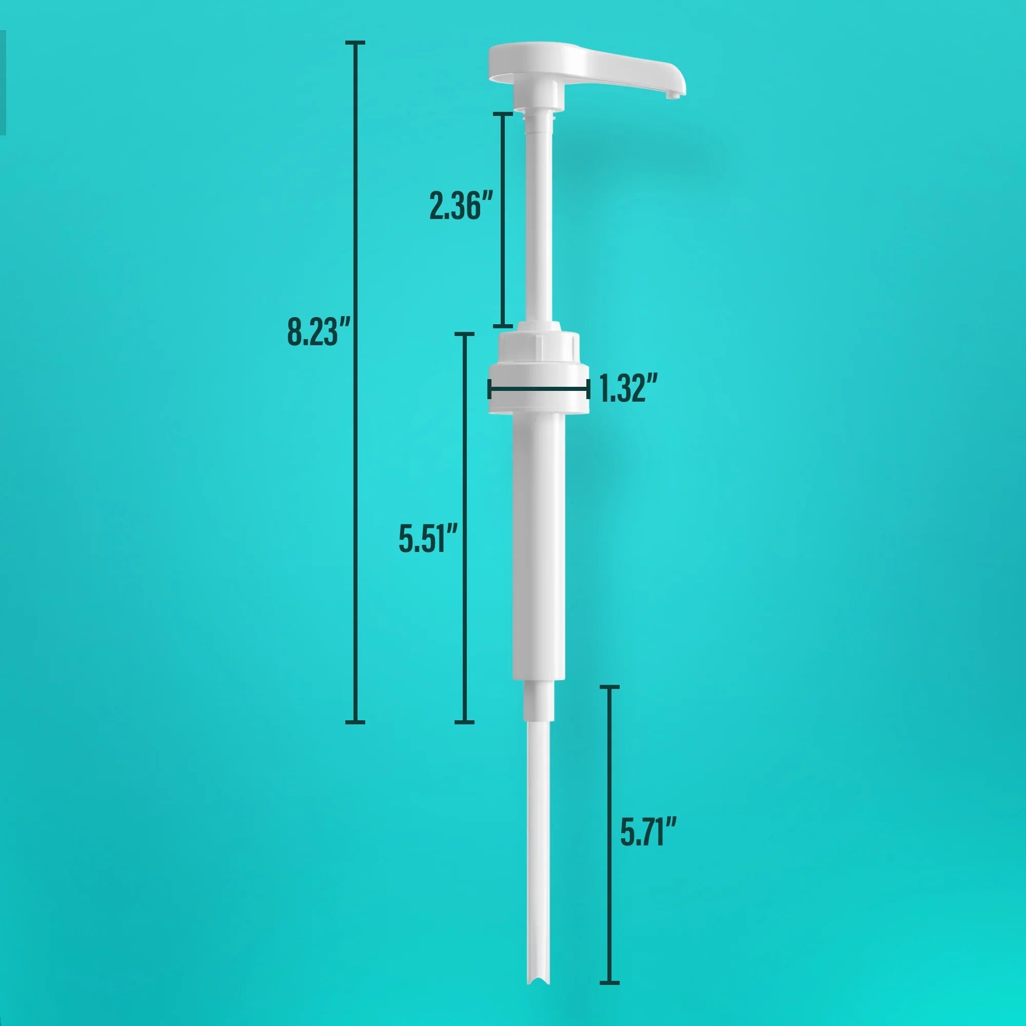 Mouthwash Dispenser Pump and Cup Holder for 16oz & 1L - Professional