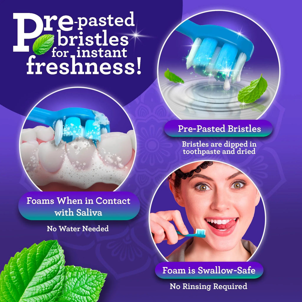 READY-TO-GO BUTTER ON GUMS PRE-PASTED TOOTHBRUSHES (2000/Case)