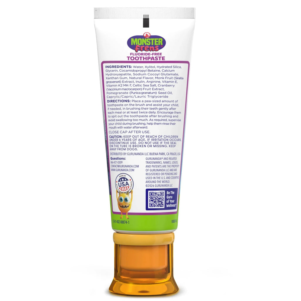 4.2 oz Kids Toothpaste with Xylitol & Hydroxyapatite, Strawberry Mango (12/Case)