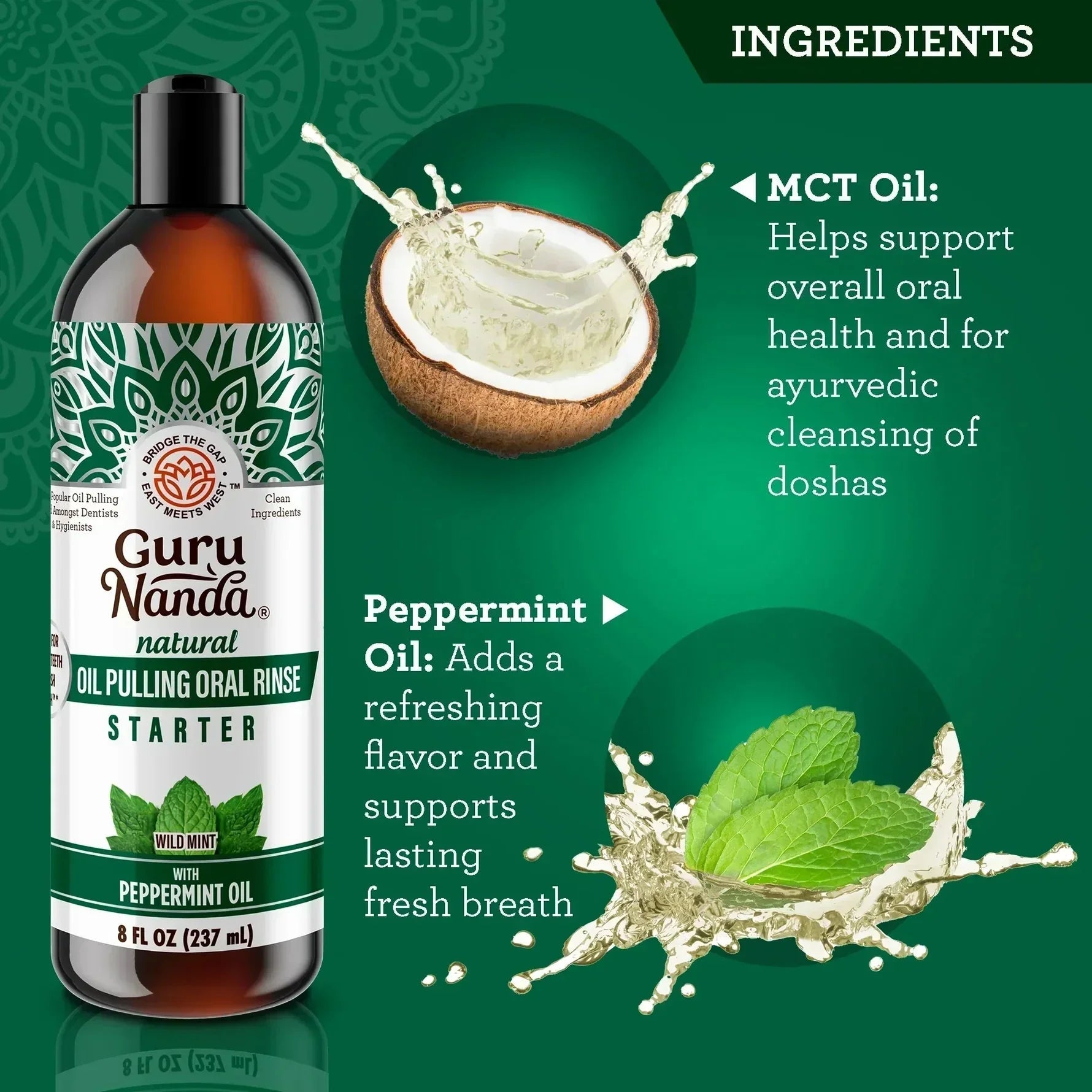 COCONUT + MINT PULLING OIL- 8 OZ. (30/Case)