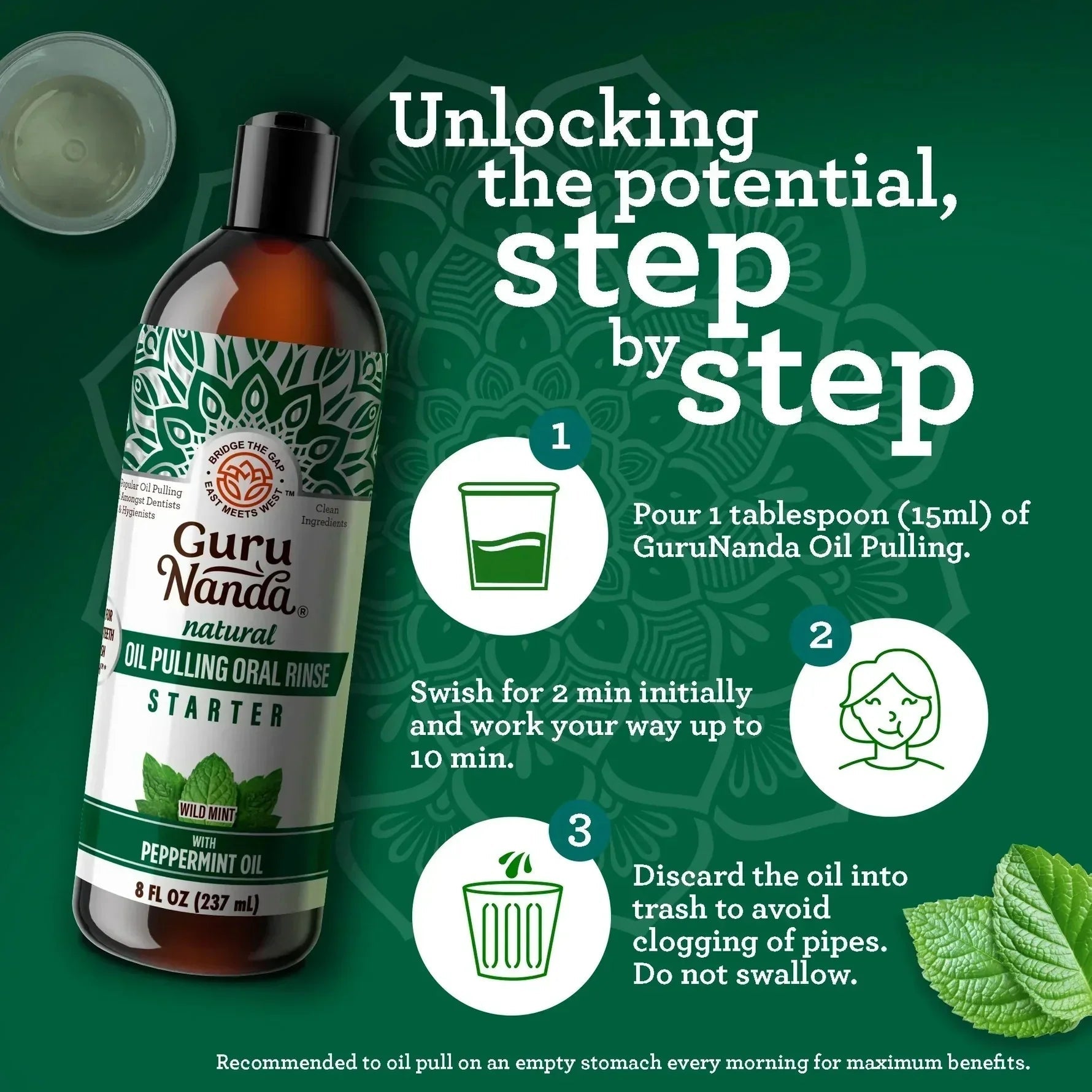 COCONUT + MINT PULLING OIL- 8 OZ. (30/Case)