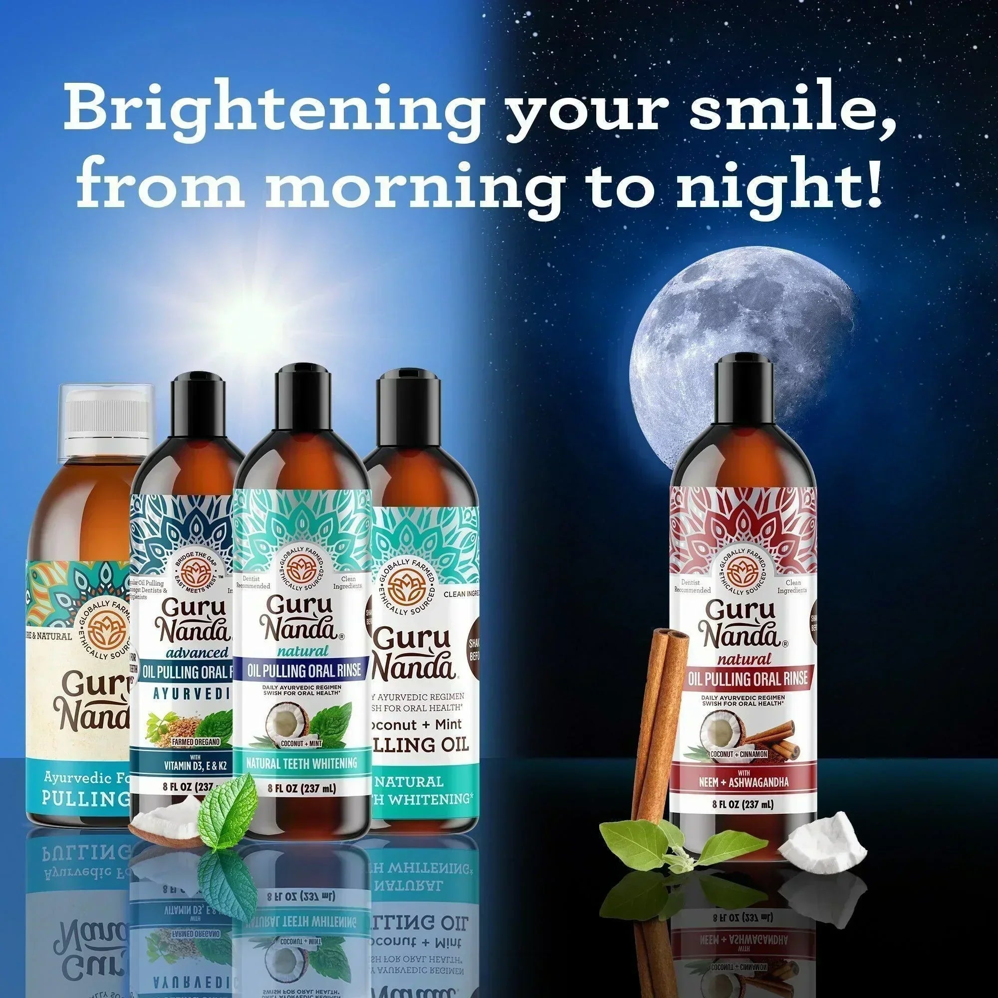 COCONUT CINNAMON + NEEM & ASHWAGANDHA- 8 OZ. (12/Case)