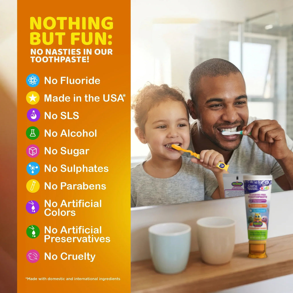 4.2 oz Kids Toothpaste with Xylitol & Hydroxyapatite, Strawberry Mango (12/Case)
