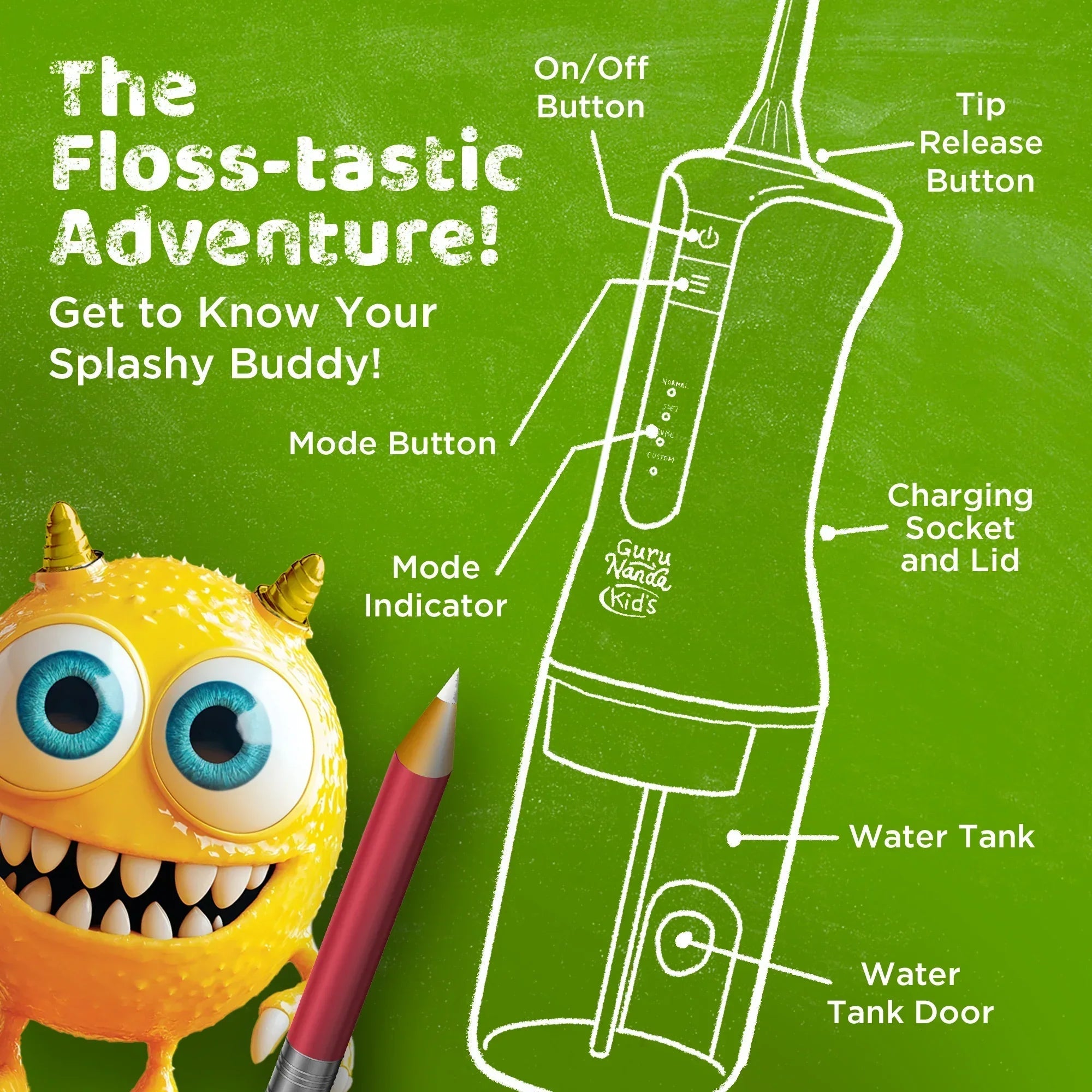 KIDS WATER FLOSSER (12/Case)