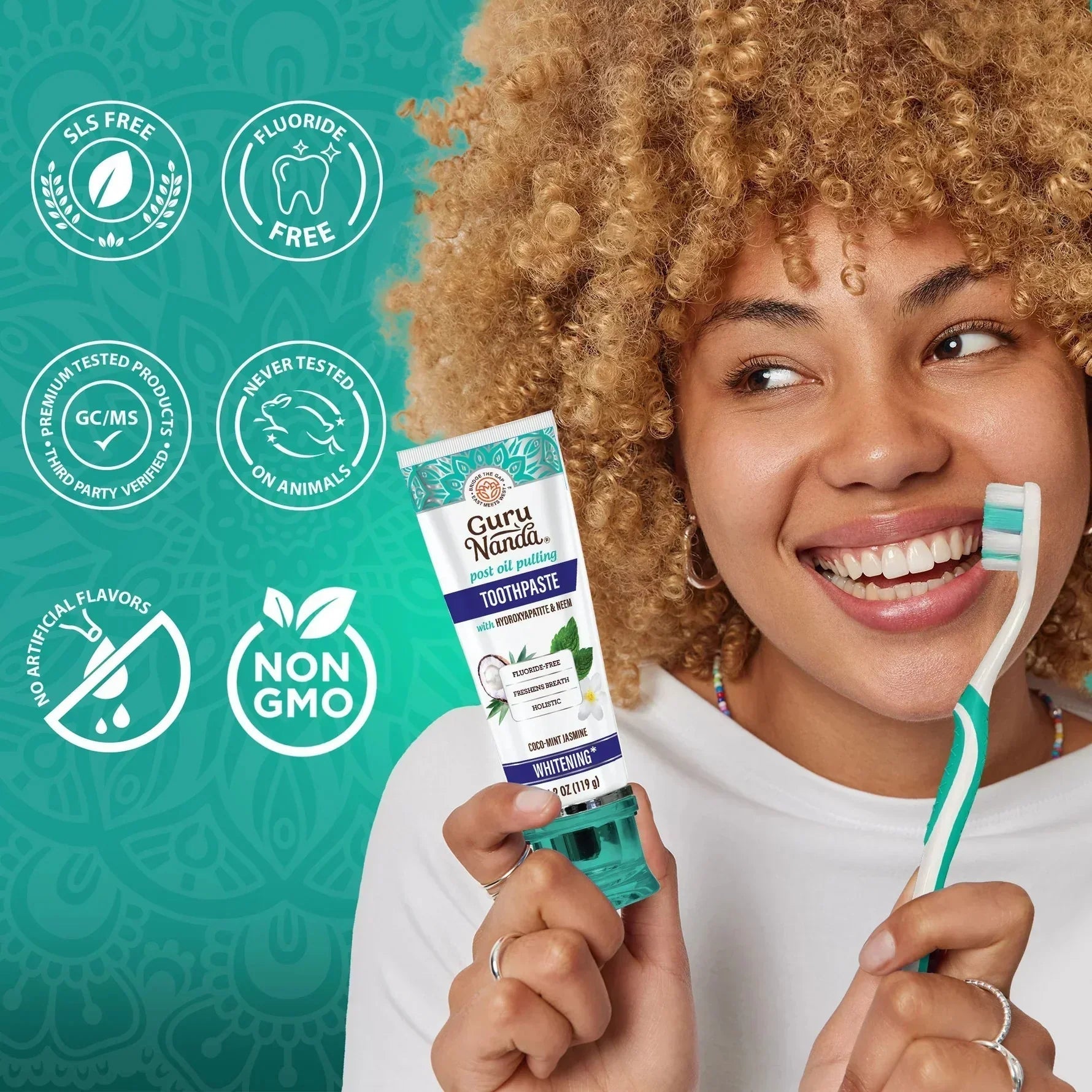 GuruNanda Hydroxyapatite Toothpaste 1 oz (77/Case)