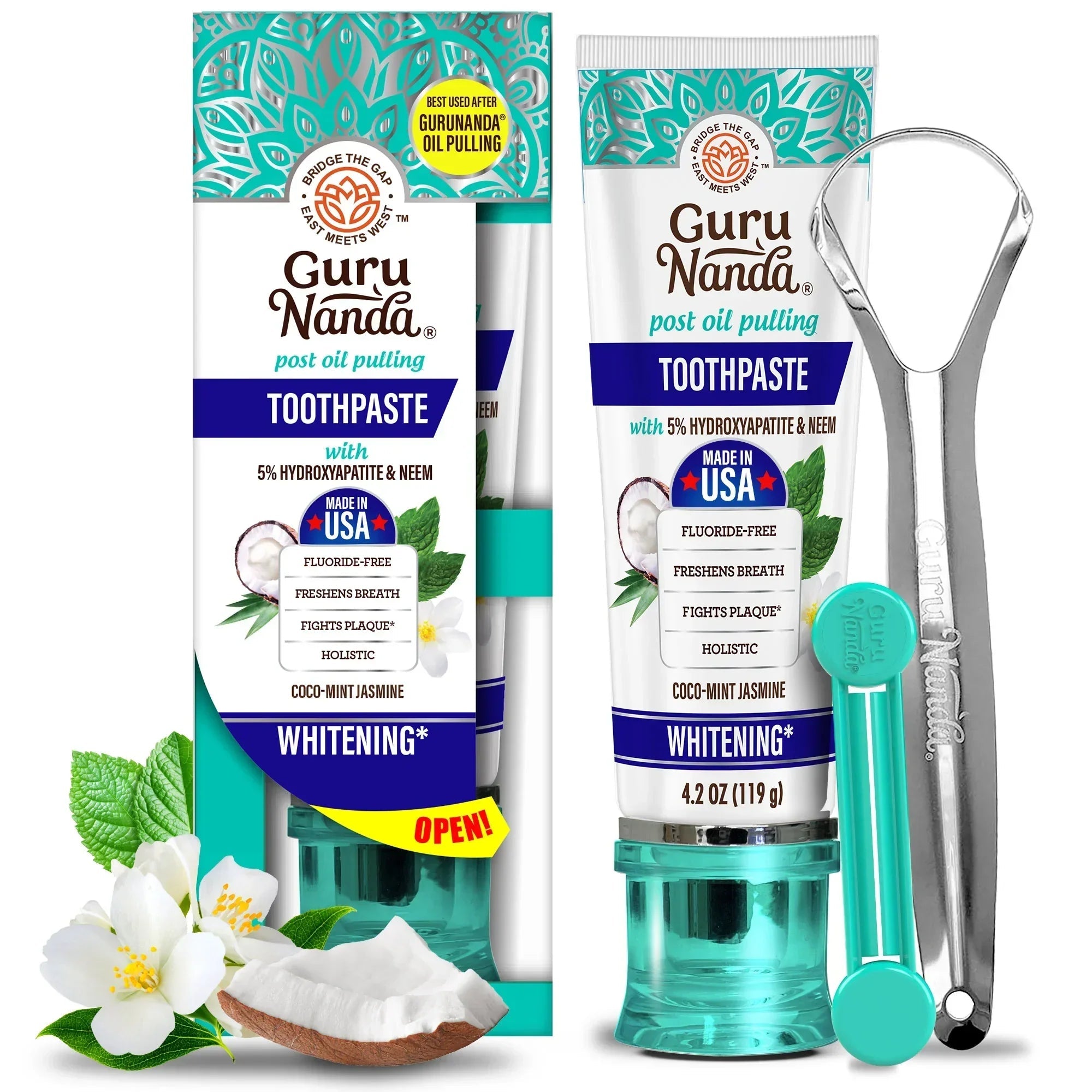 GuruNanda Hydroxyapatite Toothpaste 4.2 oz (48/Case)