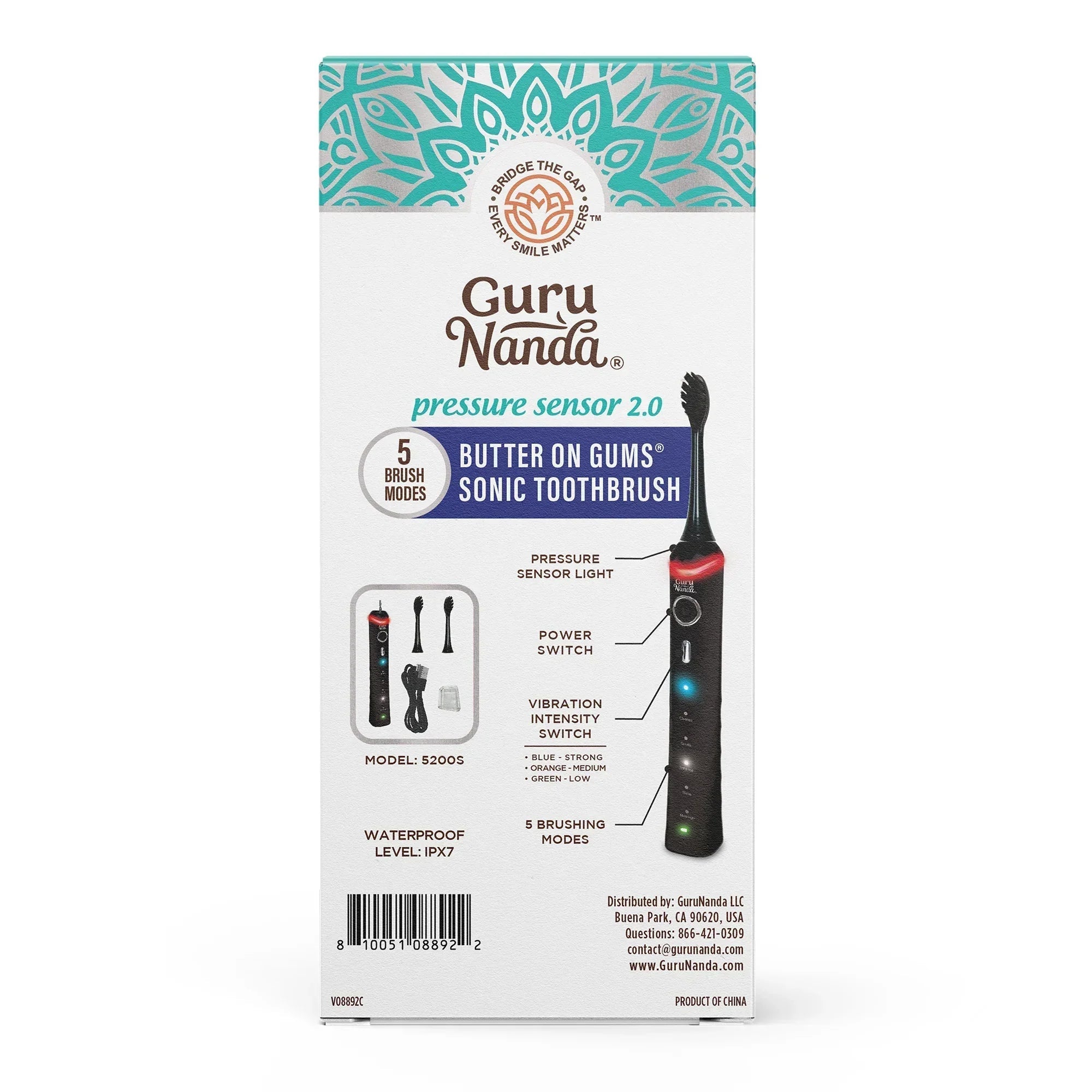 Butter On Gums Pressure Sensor Electric Toothbrush 2.0
