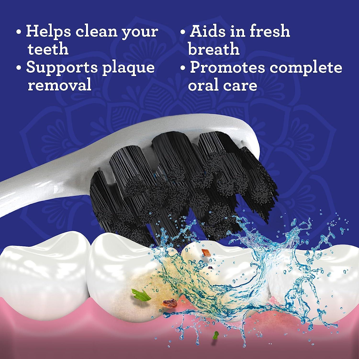 Butter On Gums Charcoal Toothbrush (1-Pack) - GuruNanda #size_1-pack