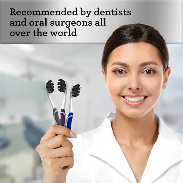 Butter On Gums Charcoal Toothbrush (1-Pack) - GuruNanda #size_1-pack