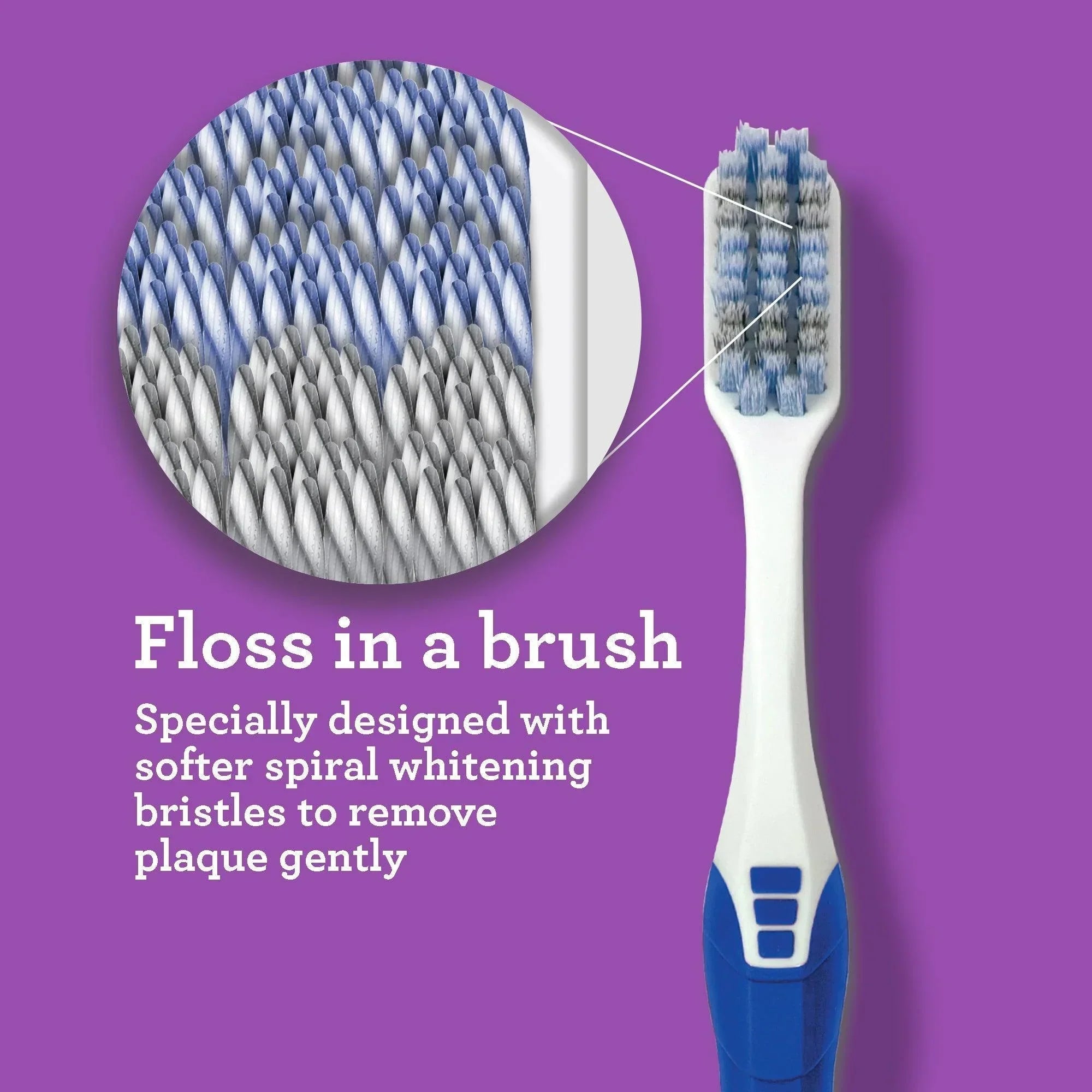 Gentle Giant Whitening Spiral Toothbrush (1 Pack) - GuruNanda #size_1-pack