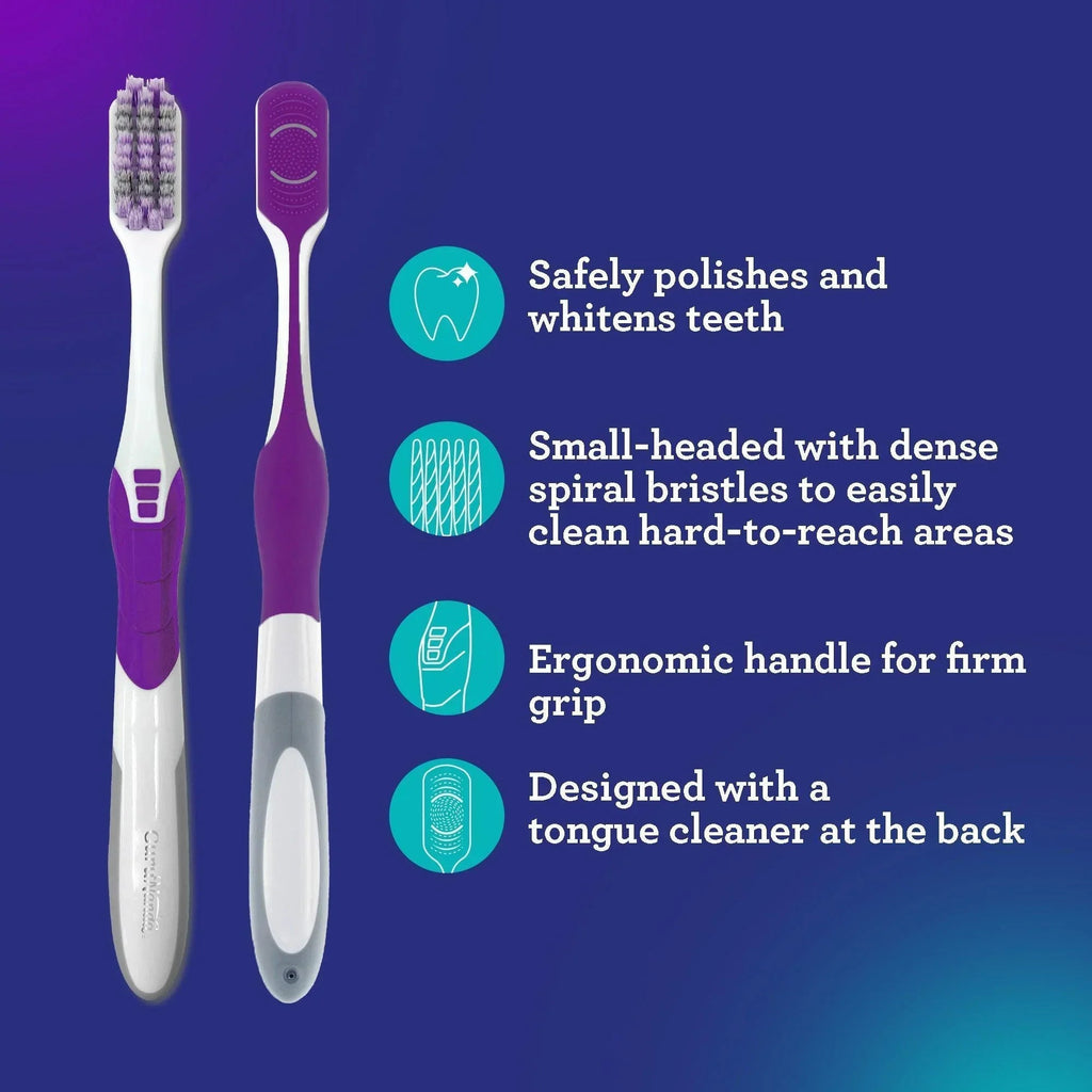 Gentle Giant Whitening Spiral Toothbrush (1 Pack) - GuruNanda #size_1-pack