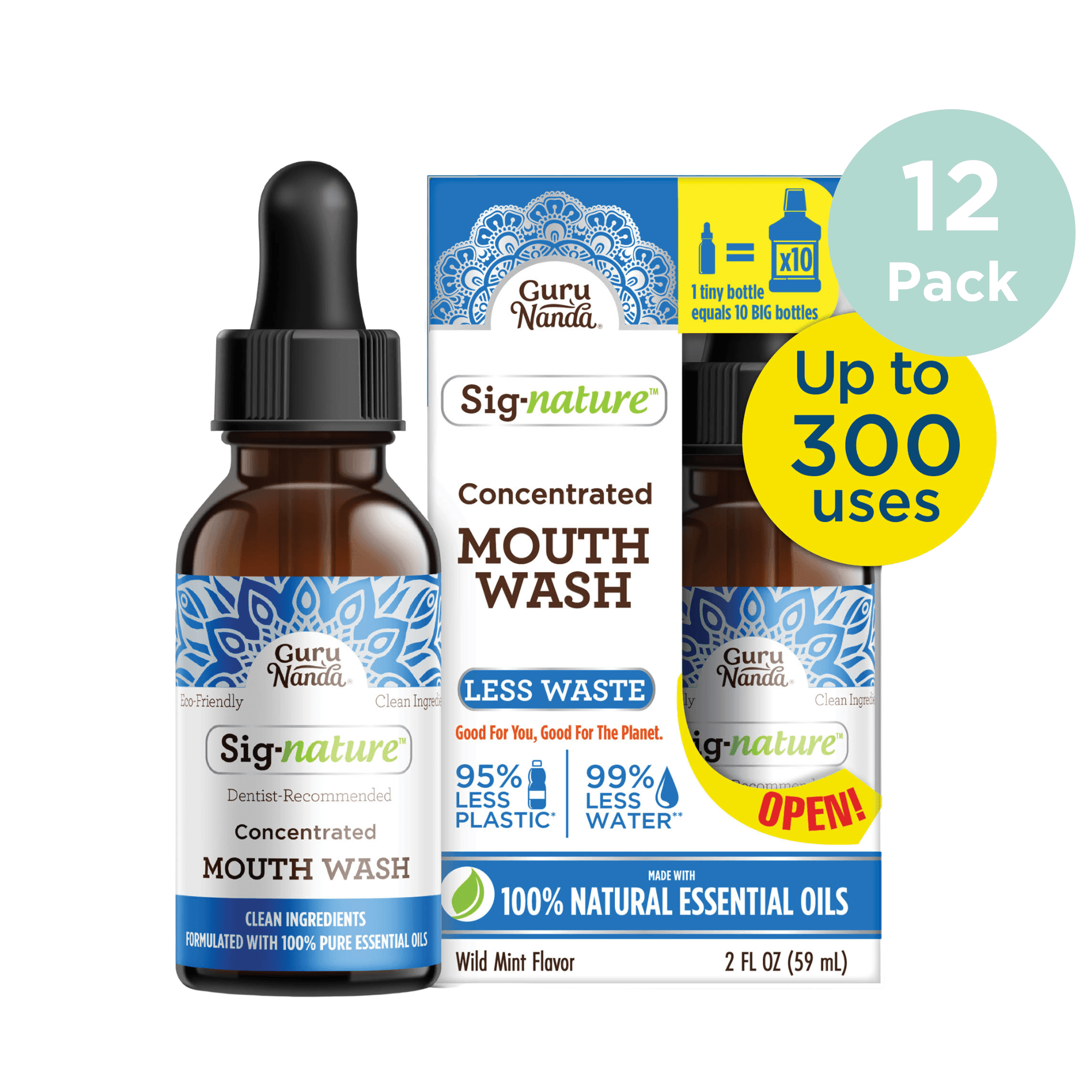 GuruNanda Concentrated Mouthwash (12-Pack) - GuruNanda