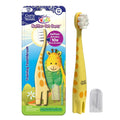 Kids Butter on Gums Giraffe Training Toothbrush with Cover (24-Pack) - GuruNanda