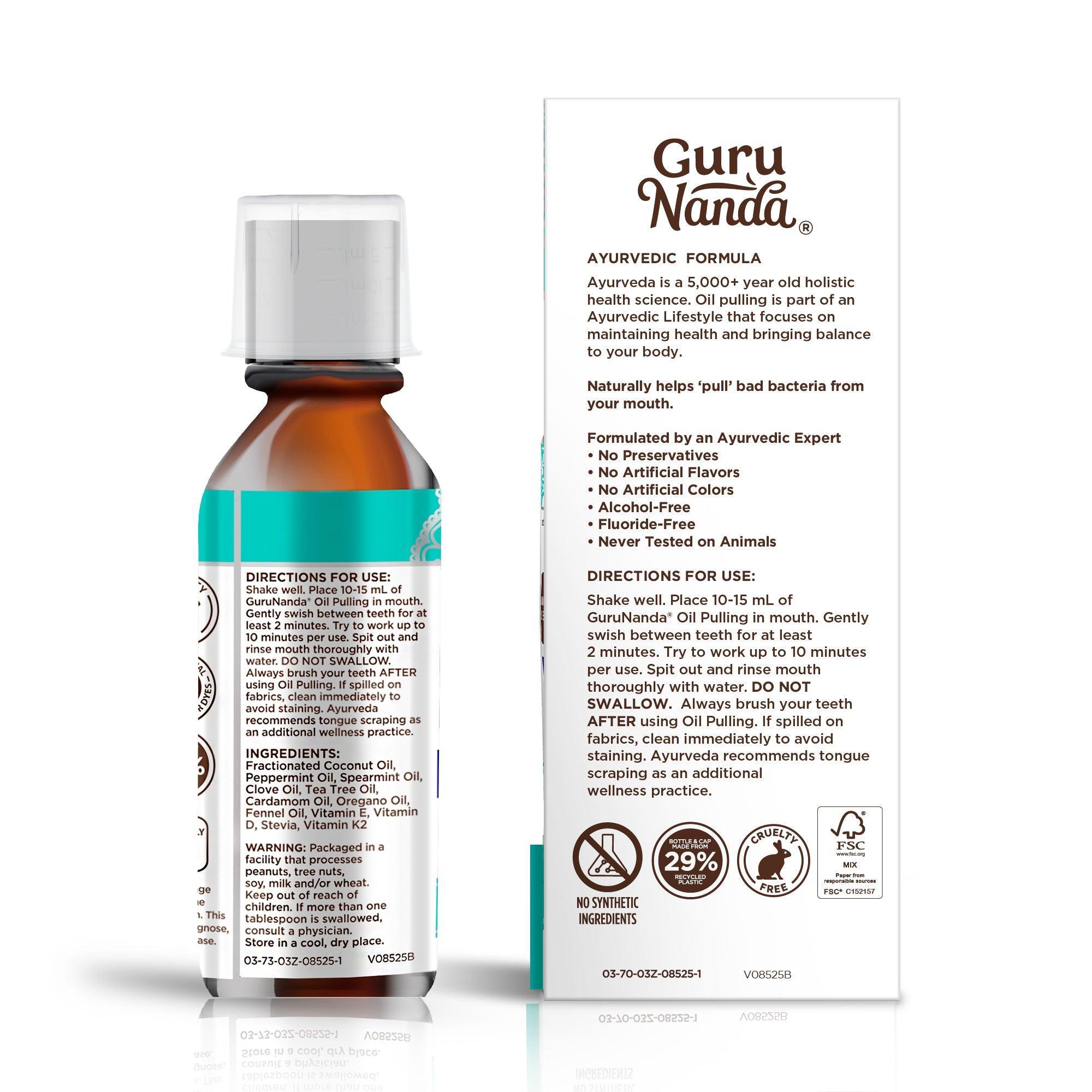 Pulling Oil Coconut + Mint - 3oz (12-Pack) - GuruNanda